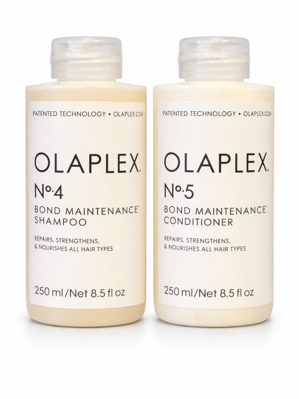 OLAPLEX No.4 & No.5 Bond Maintenance Duo - Cream White Bottles